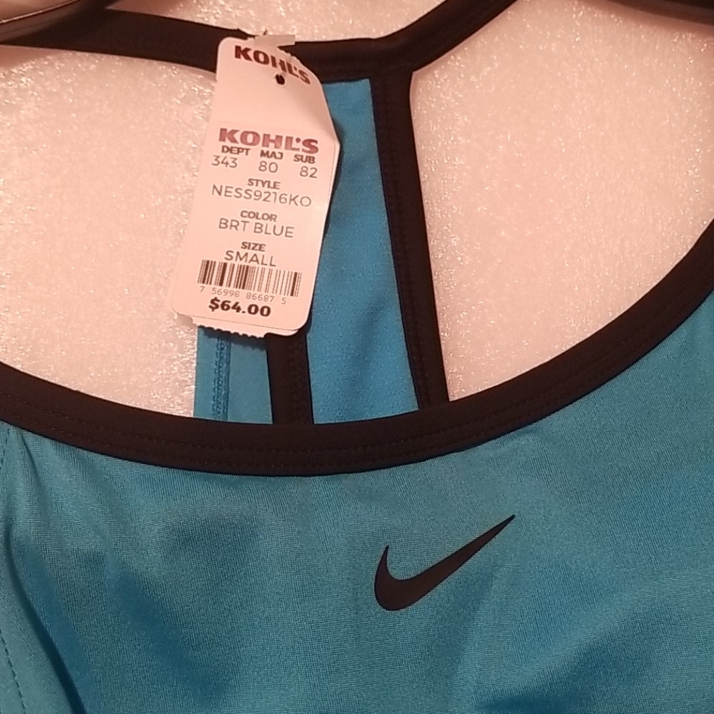 NIKE Layered Racerback Scoopneck Tankini Top - Picture 5 of 6
